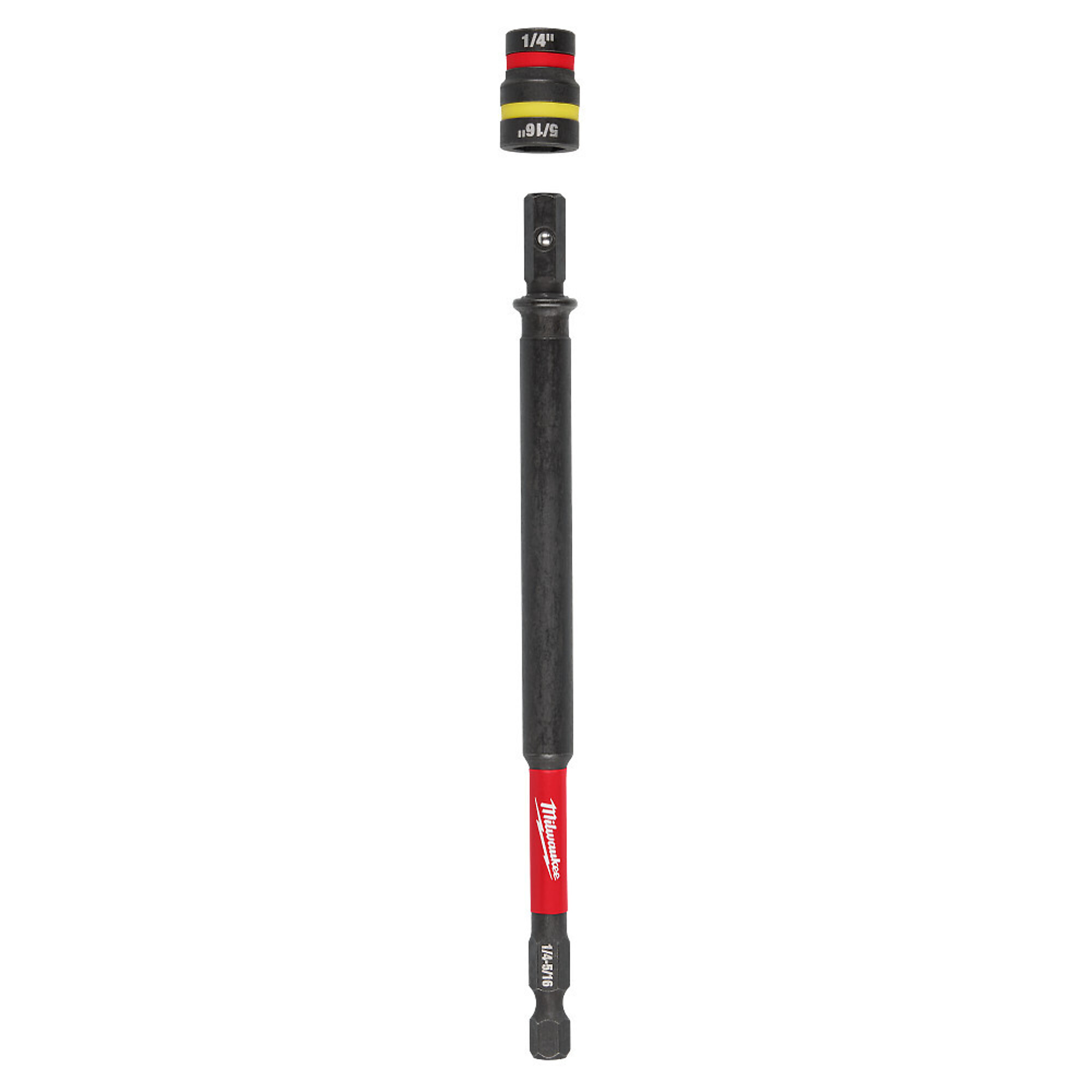 Milwaukee SHOCKWAVE™ Impact Duty 1/4” and 5/16” x 6” QUIK-CLEAR™ 2-in-1 Magnetic Nut Driver, Model# 49-66-4745